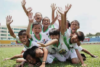 Học viện bóng đá Nutifood – HAGL – Arsernal – JMG kết thúc đợt tuyển sinh khóa 1/2015