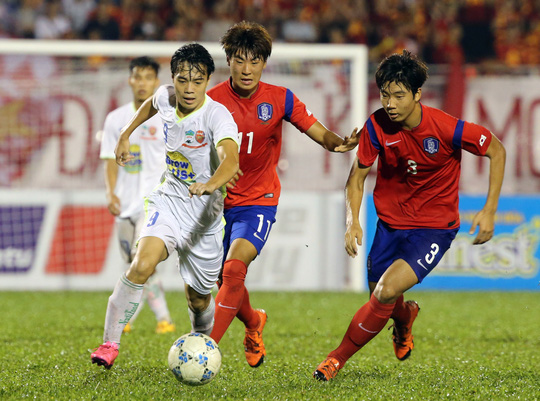 Các cầu thủ U21 HAGL ngày càng khỏe